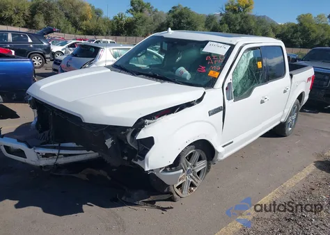 2018 Ford F-150 Lariat from USA, damaged, VIN 1FTFW1E13JFD70065